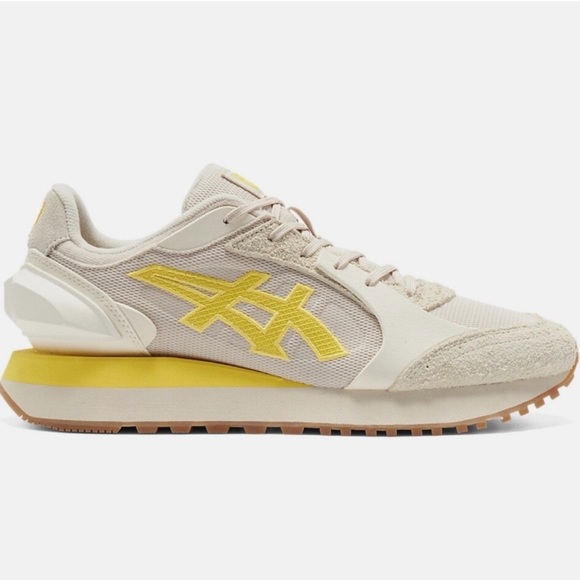 Onitsuka Tiger by Asics Yellow and Cream Sneakers